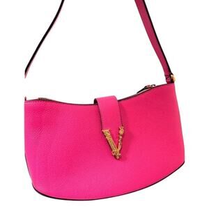 Versace Virtus shoulder bag in a bright pink color NWT